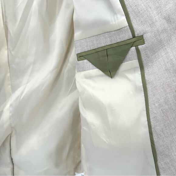 J Crew Helena Blazer in stretch linen flax ivory Size 6 - Picture 4 of 7